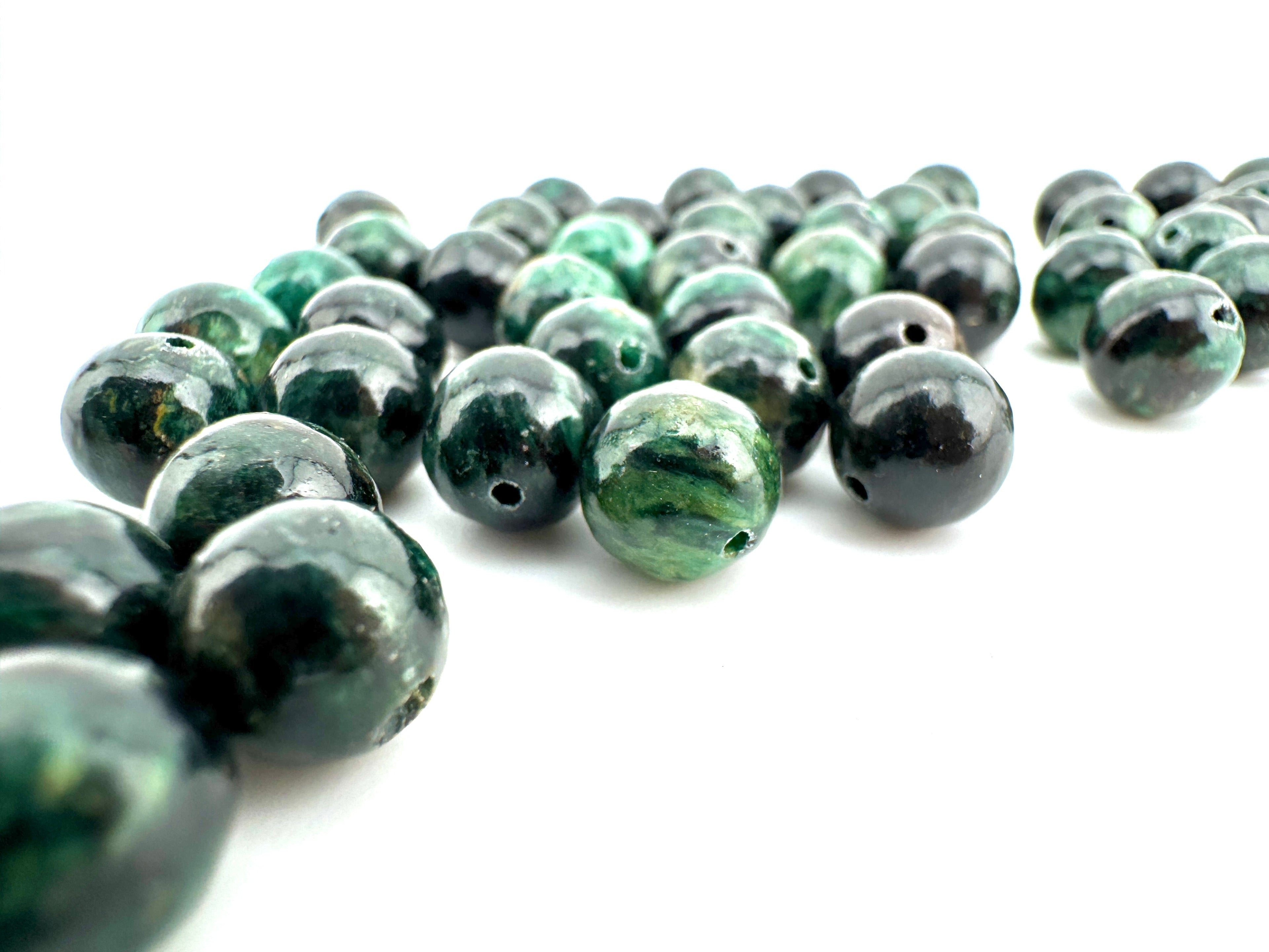 Euchlorite Beads Available in 6mm, 8mm Sizes