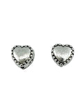 7x4.5mm Heart Spacer Rhodium