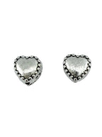 7x4.5mm Heart Spacer Rhodium