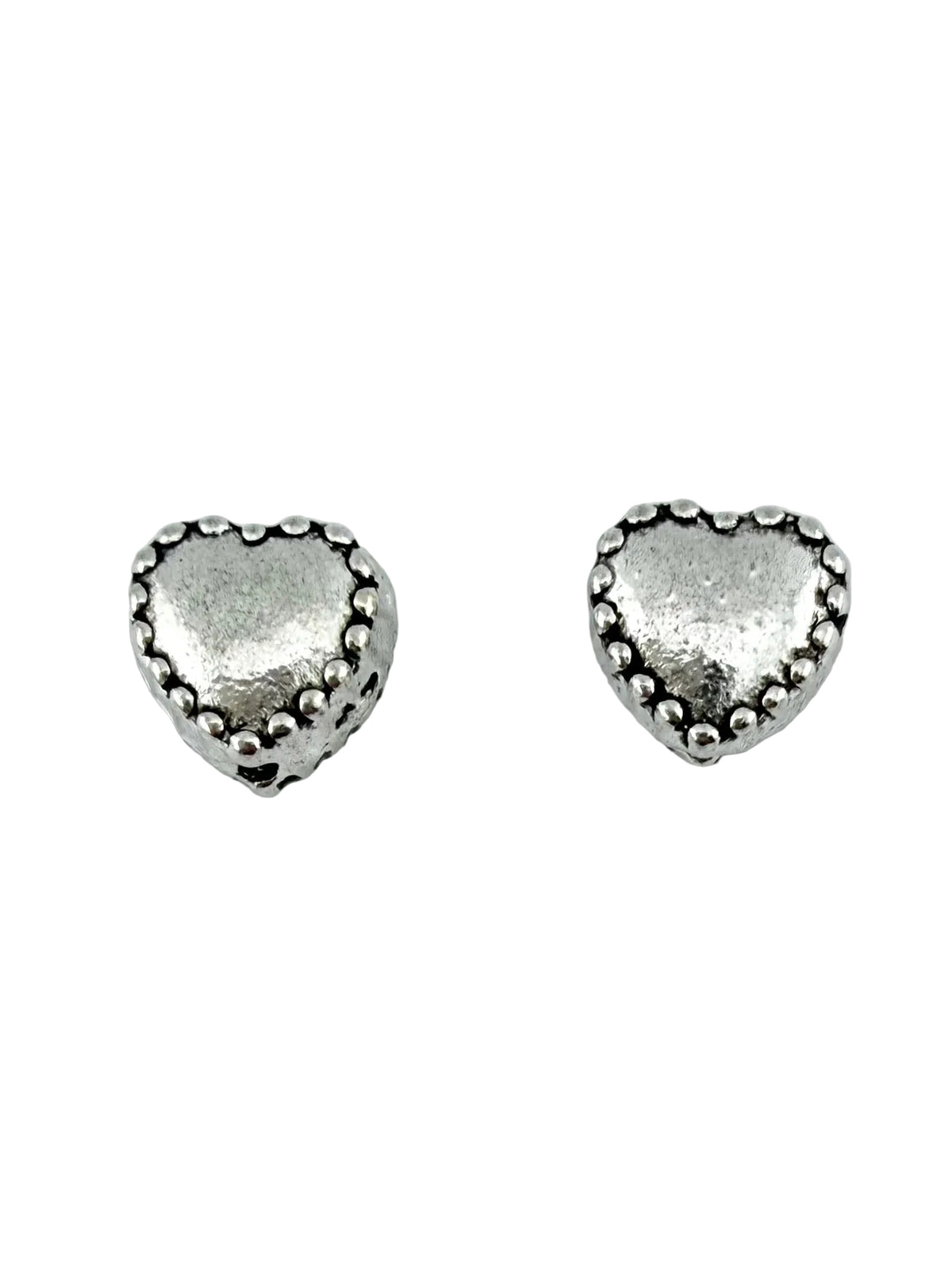 7x4.5mm Heart Spacer Rhodium