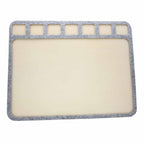 Seed Bead Treasure Mat 11" x 14" with 7 Cavities – Soft Beading & Jewelry Making Work Mat