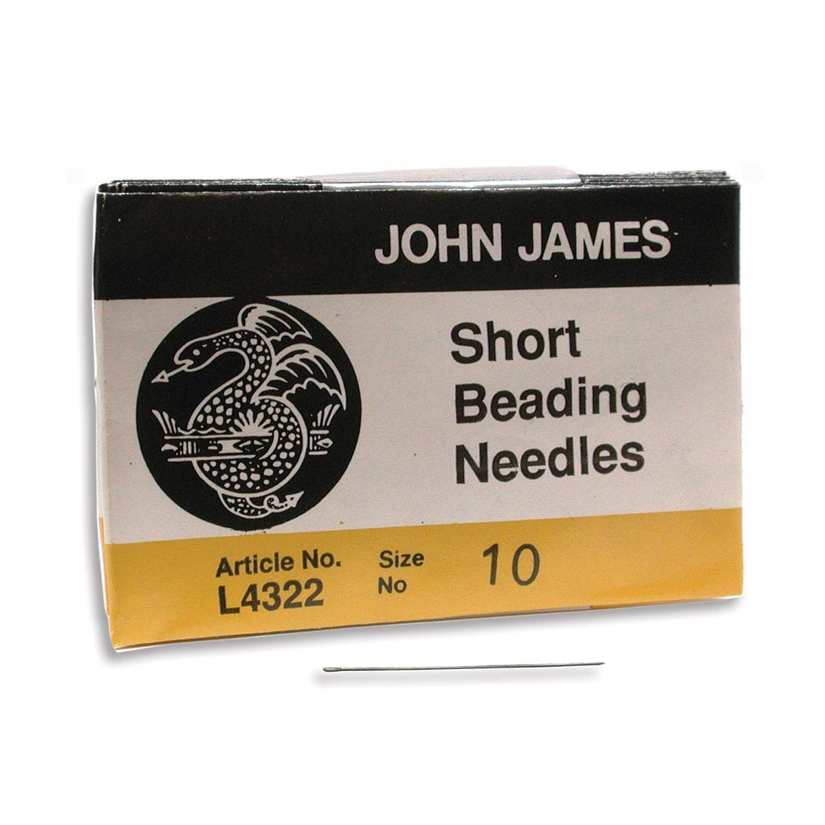 John James #10, #11 and #12 Sharps Needles – Hand Sewing & Beading Needles, 25-Pack