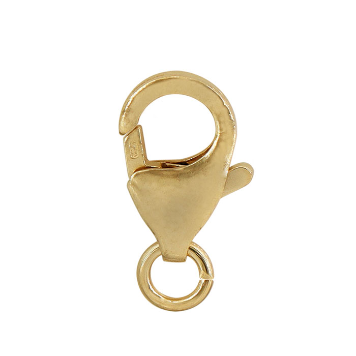 14K Gold Filled 8.2mm Pear Shape Clasp with Ring.