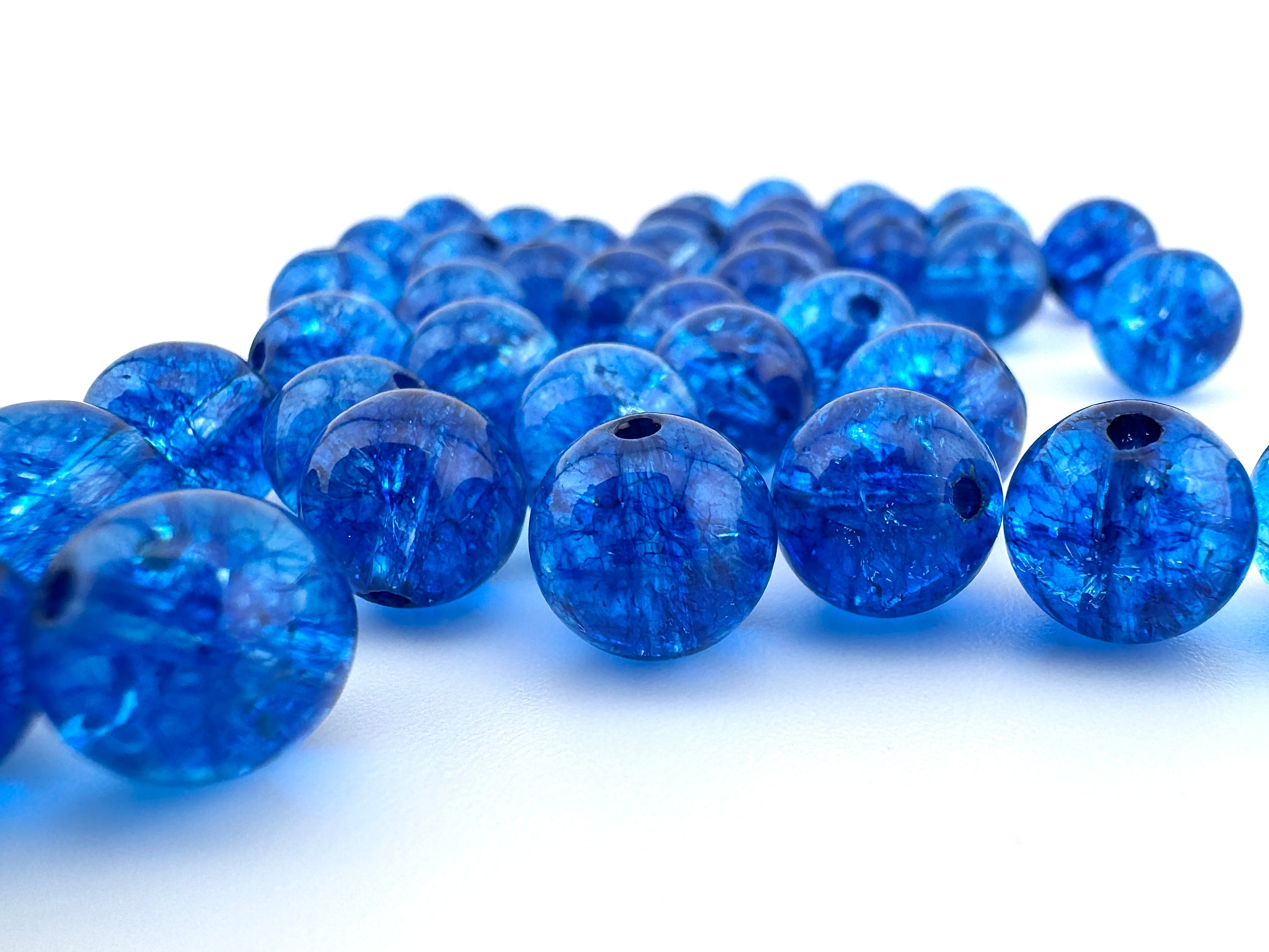 Blue Aura Quartz Beads Available in 6mm, 8mm Sizes