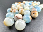 Blue Calcite Beads Available in 8mm Sizes