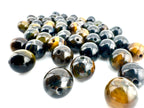 Blue Yellow Tigers Eye Beads Available in 6mm, 8mm, 10mm, 12mm, 14mm, 16mm Sizes