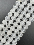 Crackle Quartz Beads Available in 6mm, 8mm, 10mm Sizes