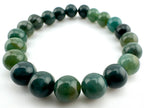 Moss Agate Beads Available in 4mm, 6mm, 8mm Sizes