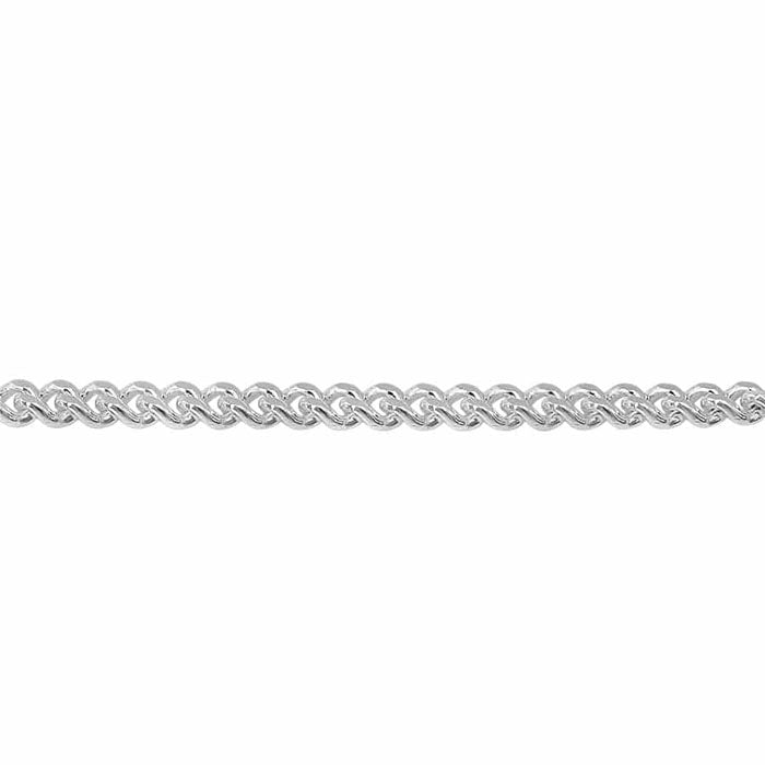 Sterling Silver, 1.5mm Curb Chain
