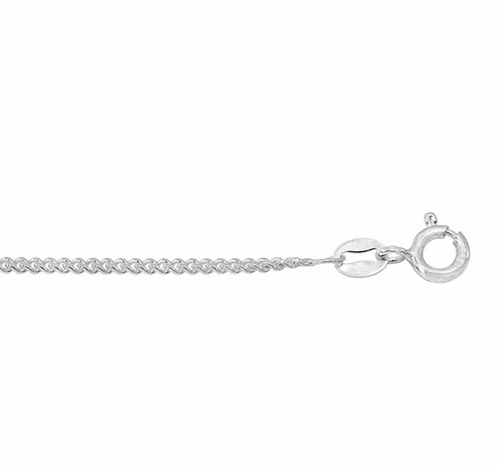 Sterling Silver, 1.7mm Curb Chain