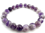 Lined Amethyst Beads Available in 6mm, 8mm Sizes