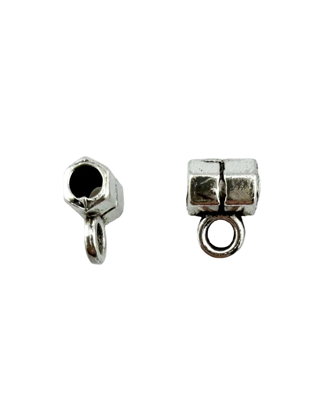 4.5x6mm Barrell Hanger Spacer Rhodium