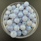 Blue Lace Agate Beads Available in 6mm, 8mm Sizes