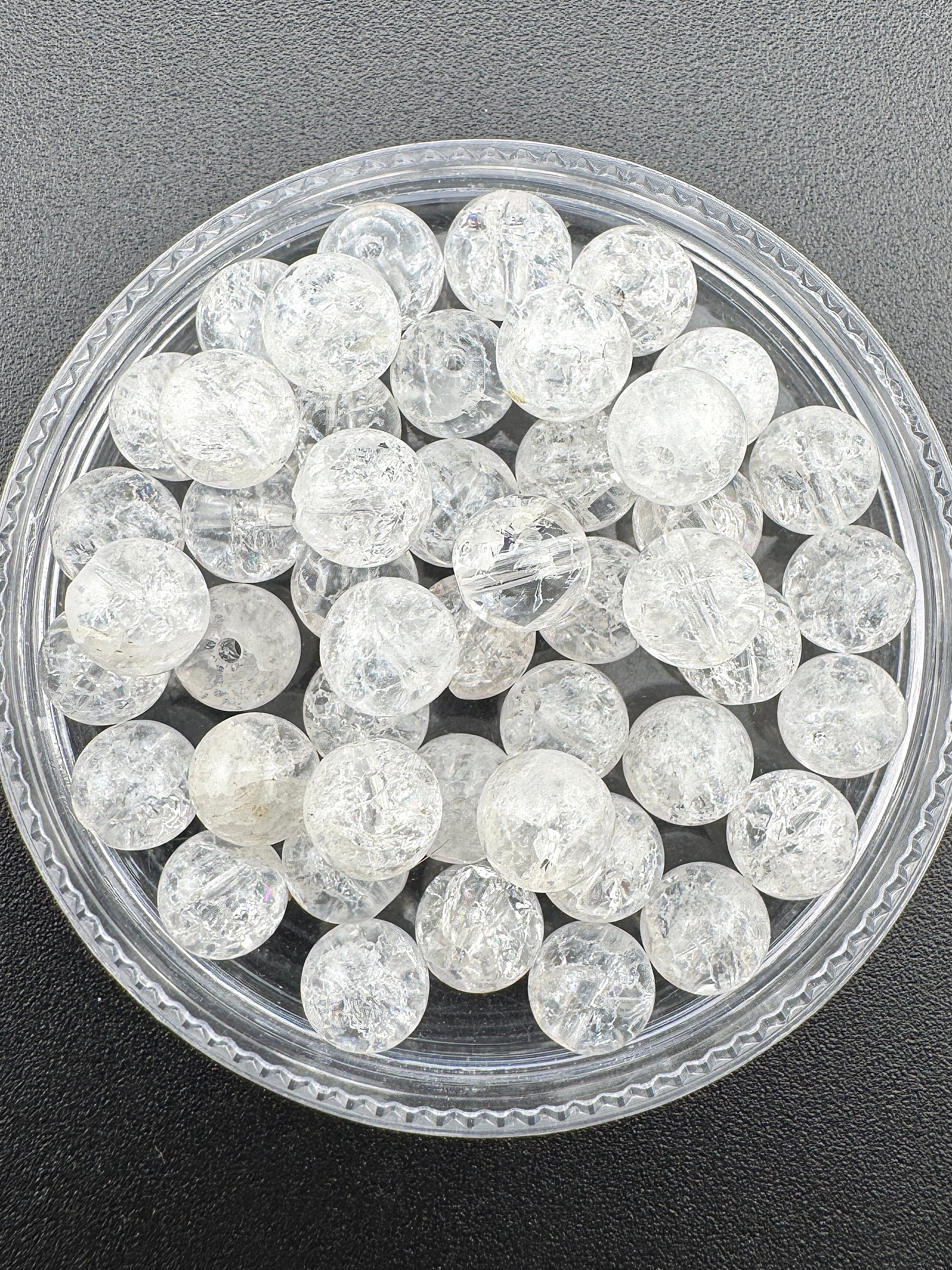 Crackle Quartz Beads Available in 6mm, 8mm, 10mm Sizes