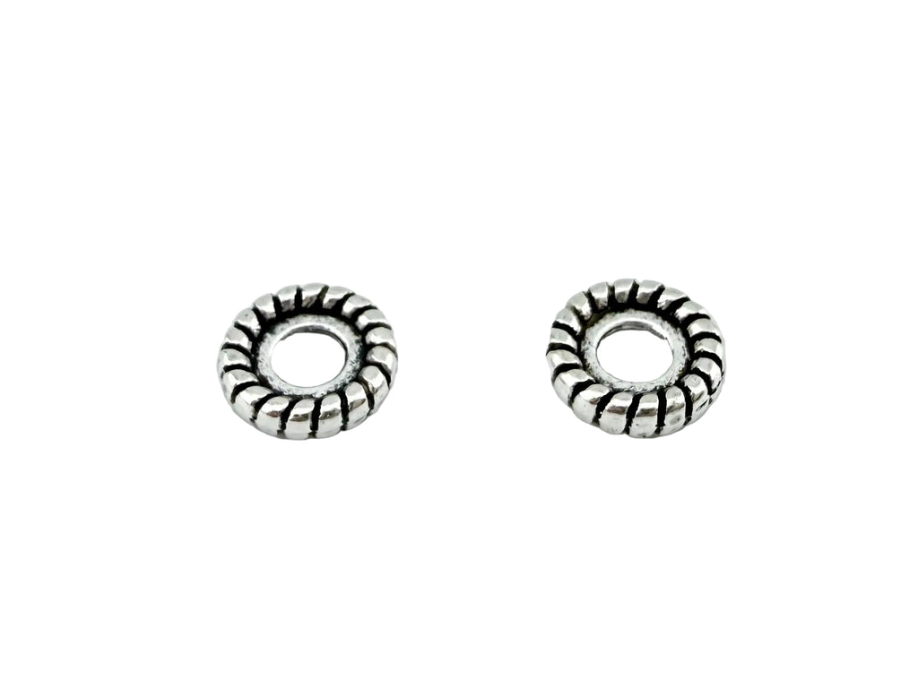 1.5x6mm Spacer Disk Rhodium
