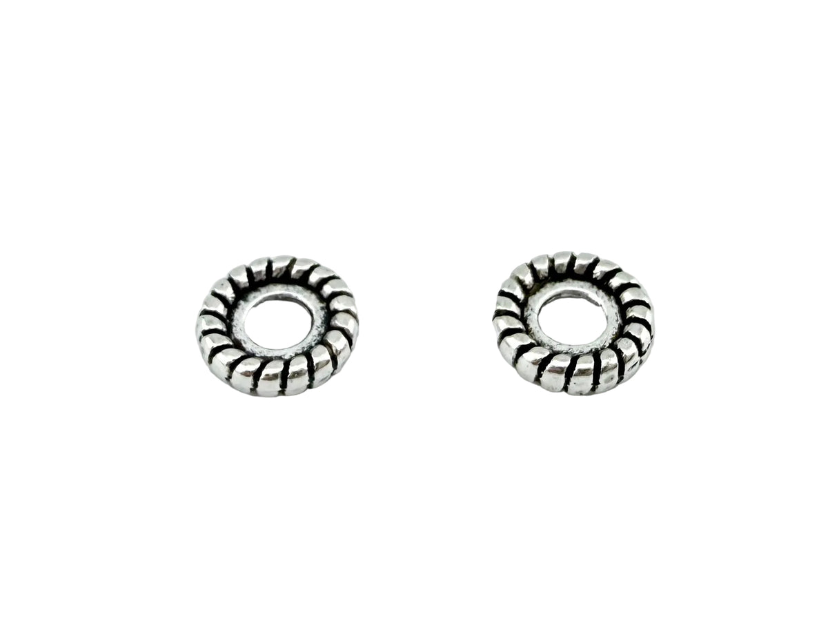 1.5x6mm Spacer Disk Rhodium