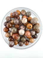 Rainbow Petrified Wood Beads Available in 6mm, 8mm Sizes