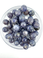 Iolite Beads Available in 6mm, 8mm, 10mm Sizes