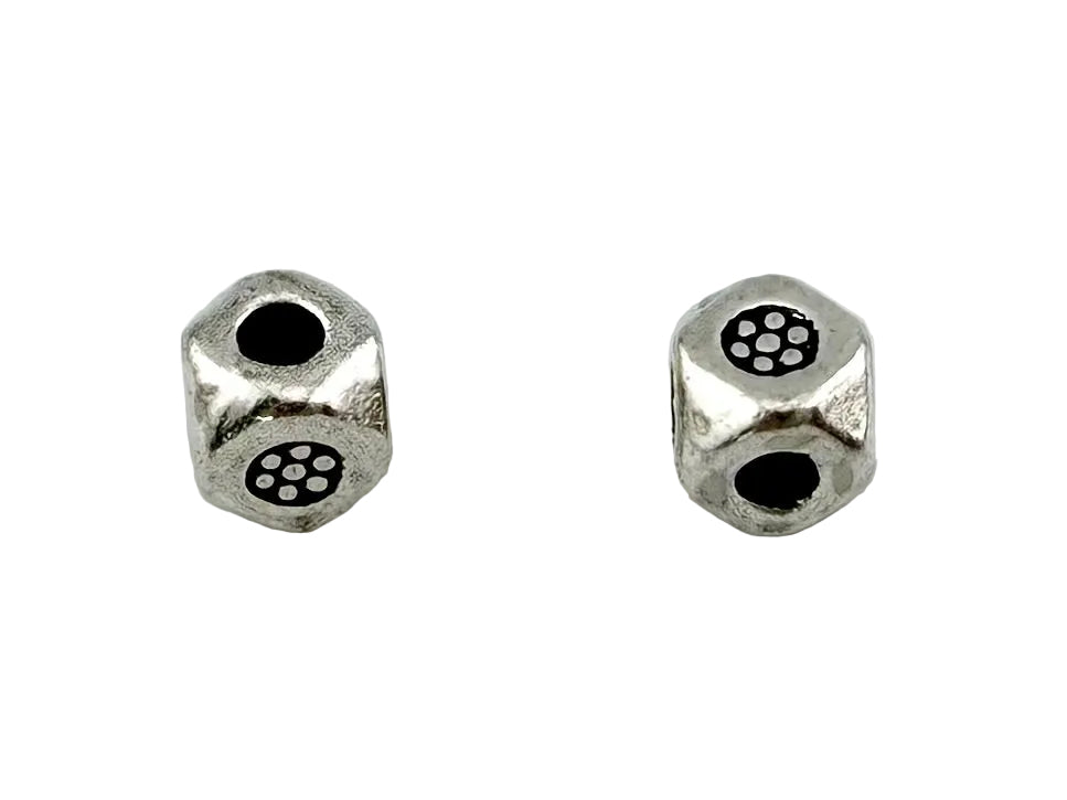 3.5x3mm Spacer Bead Rhodium