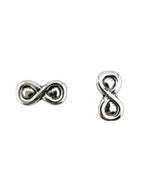 12x6mm Infinity Spacer Bead Rhodium