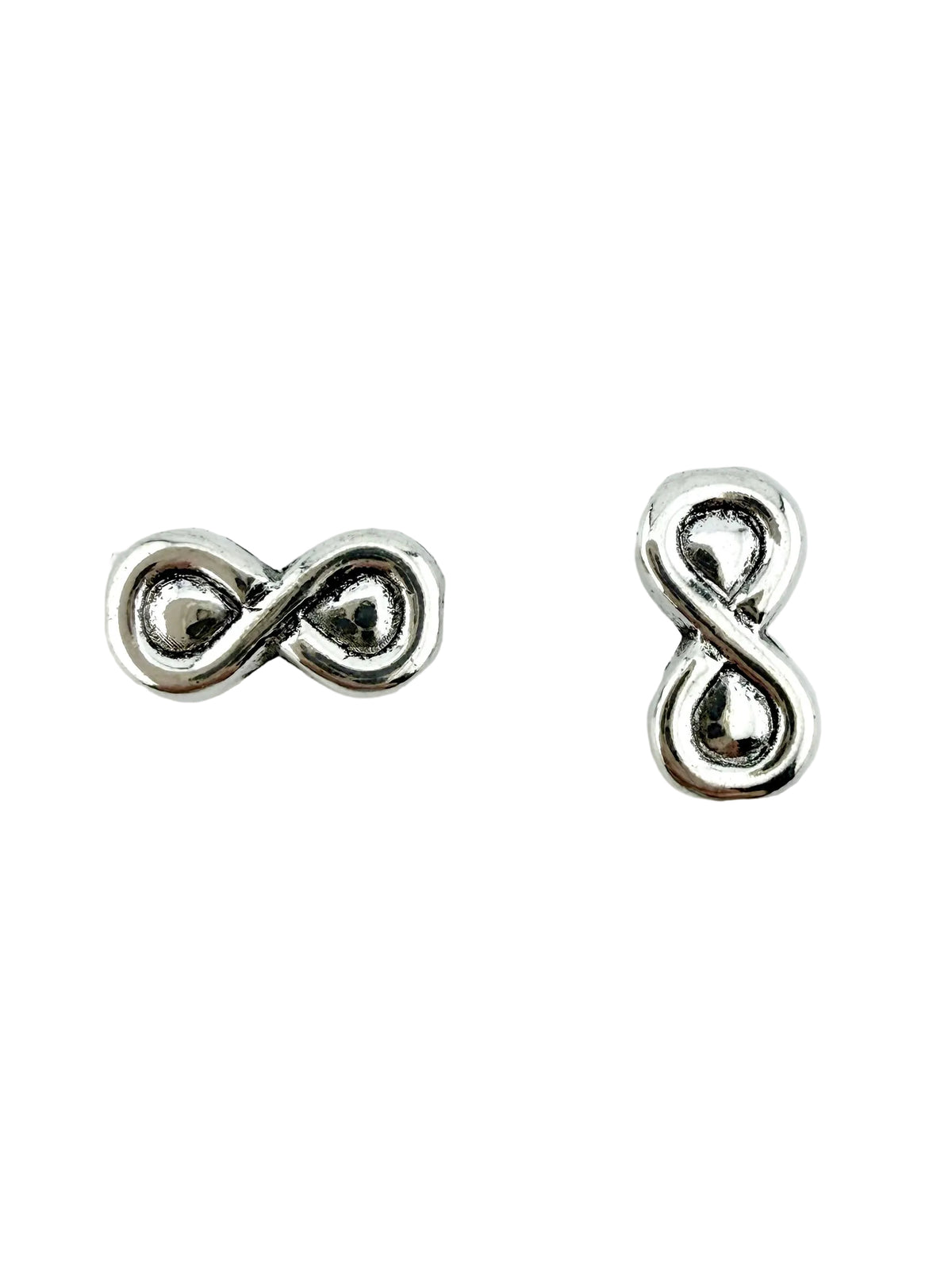 12x6mm Infinity Spacer Bead Rhodium