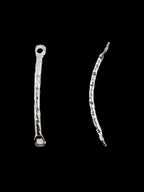20.5x1mm Connecting Spacer Silver