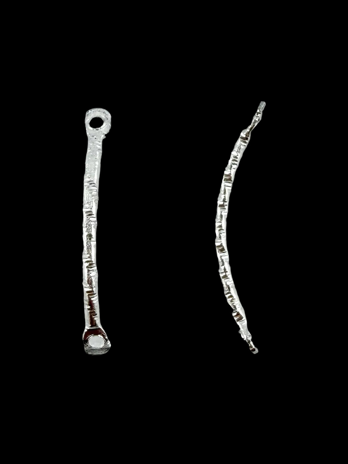 20.5x1mm Connecting Spacer Silver