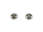 3x7mm Large Hole Spacer Disk Rhodium