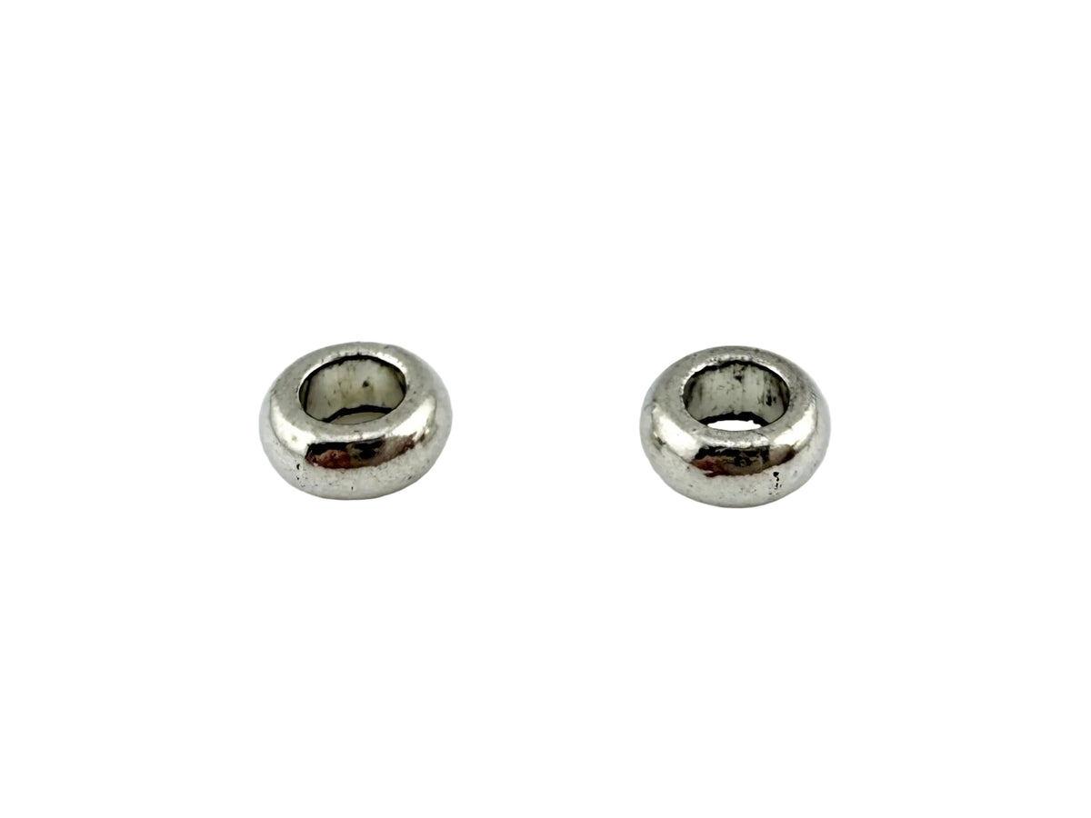 3x7mm Large Hole Spacer Disk Rhodium