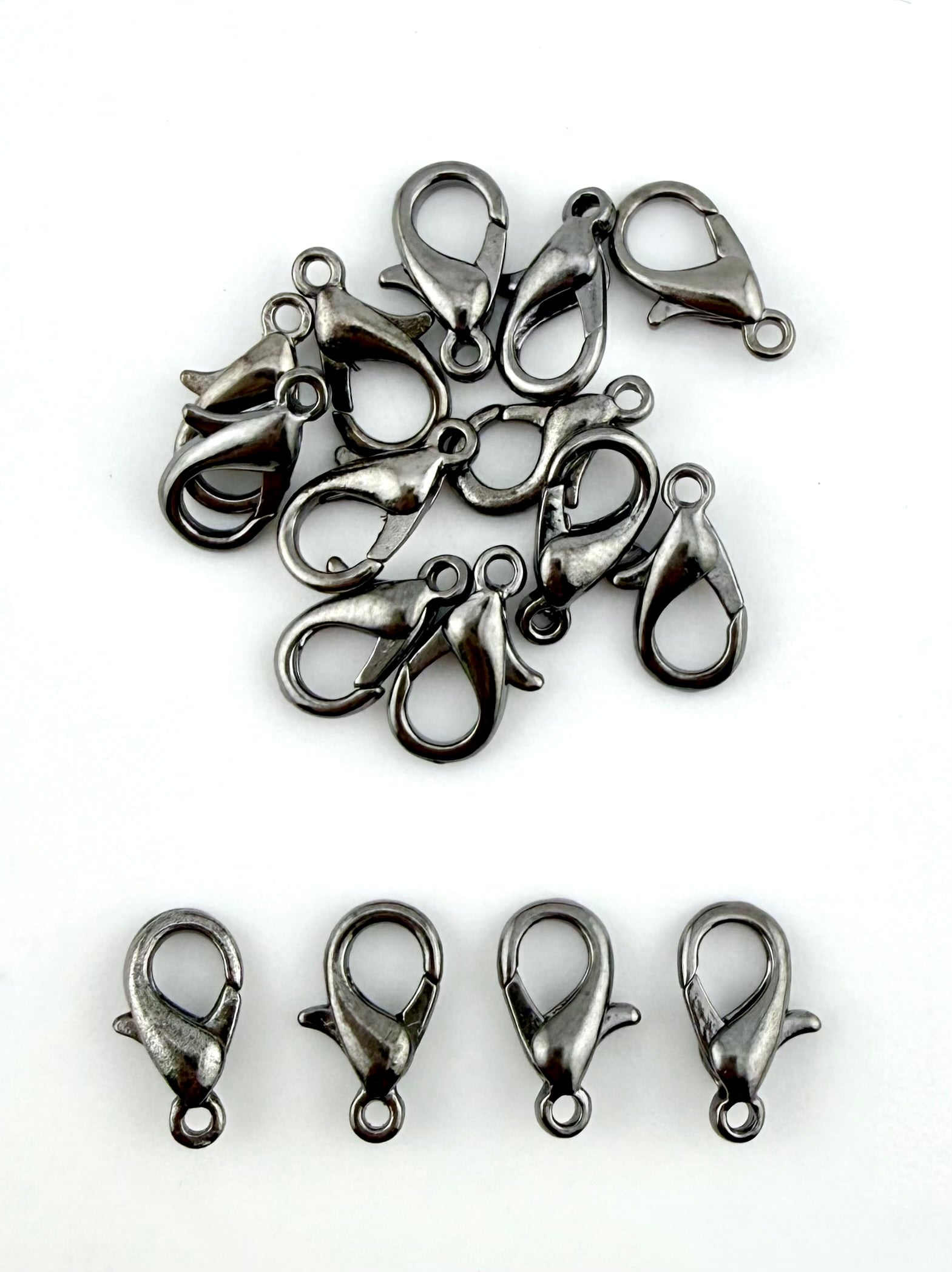 12mm Gunmetal Lobster Clasp