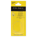 Curved Beading Needles Size 10 – John James, Jewelry & Bead Weaving
