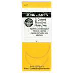 Curved Beading Needles Size 10 – John James, Jewelry & Bead Weaving