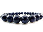 Blue Gold Stone Man Made Beads Available in 4mm, 6mm, 8mm, 12mm Sizes