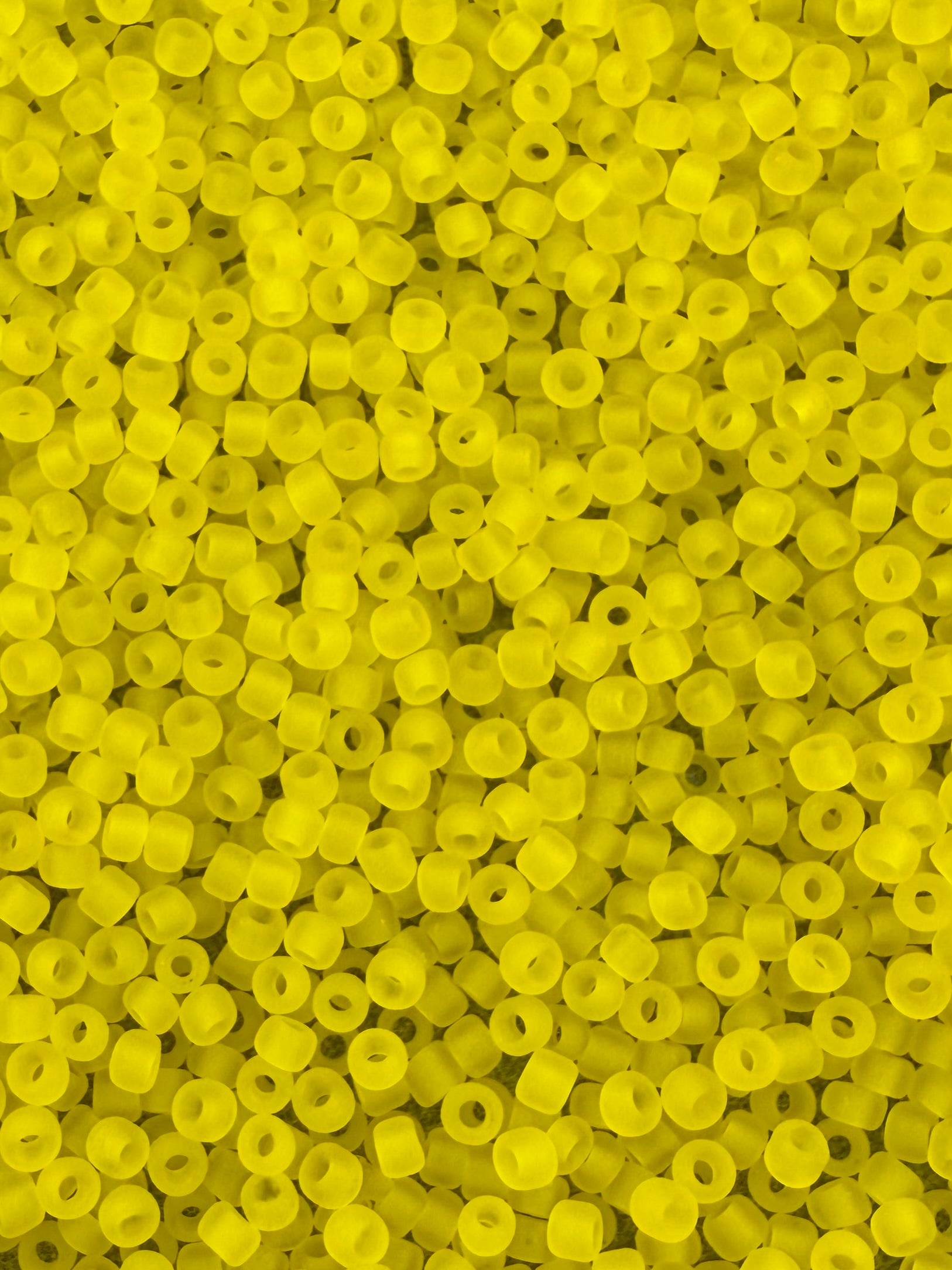 Mino Seed Beads 11/0 Matte Transparent Yellow