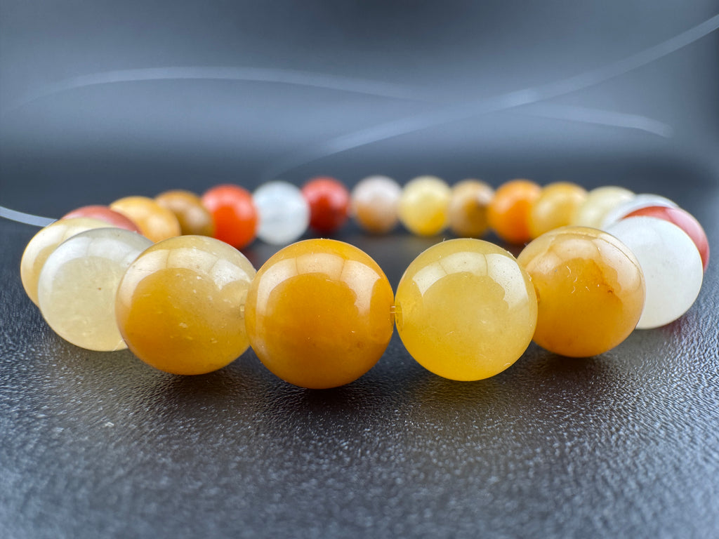 Multi Color Jade Beads Available in 6mm, 8mm, 10mm 12mm Sizes