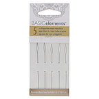 Collapsible Eye Beading Needles Assorted Sizes 0.24–0.6mm – 5-Piece Flexible Threading Set for Jewelry Making