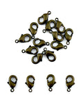 10mm Antique Brass Lobster Clasp