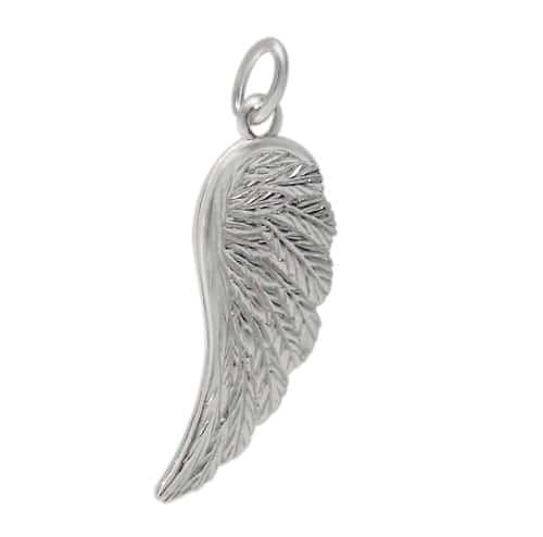 925 Sterling Silver Angel Wing Charm