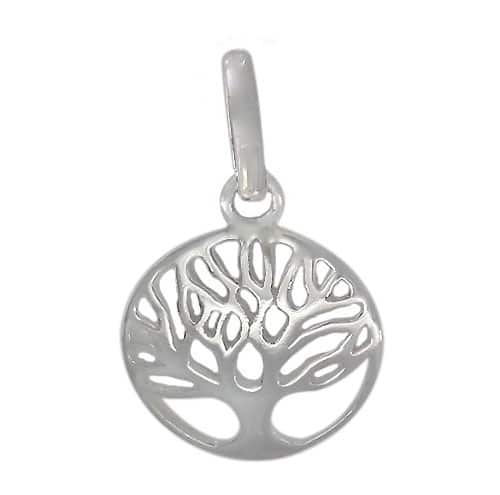Sterling Silver, Smooth Tree Of Life Charm