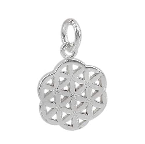 Sterling Silver Flower Of Life Charm