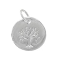 Sterling Silver, tree of life charm with 5mm loop
