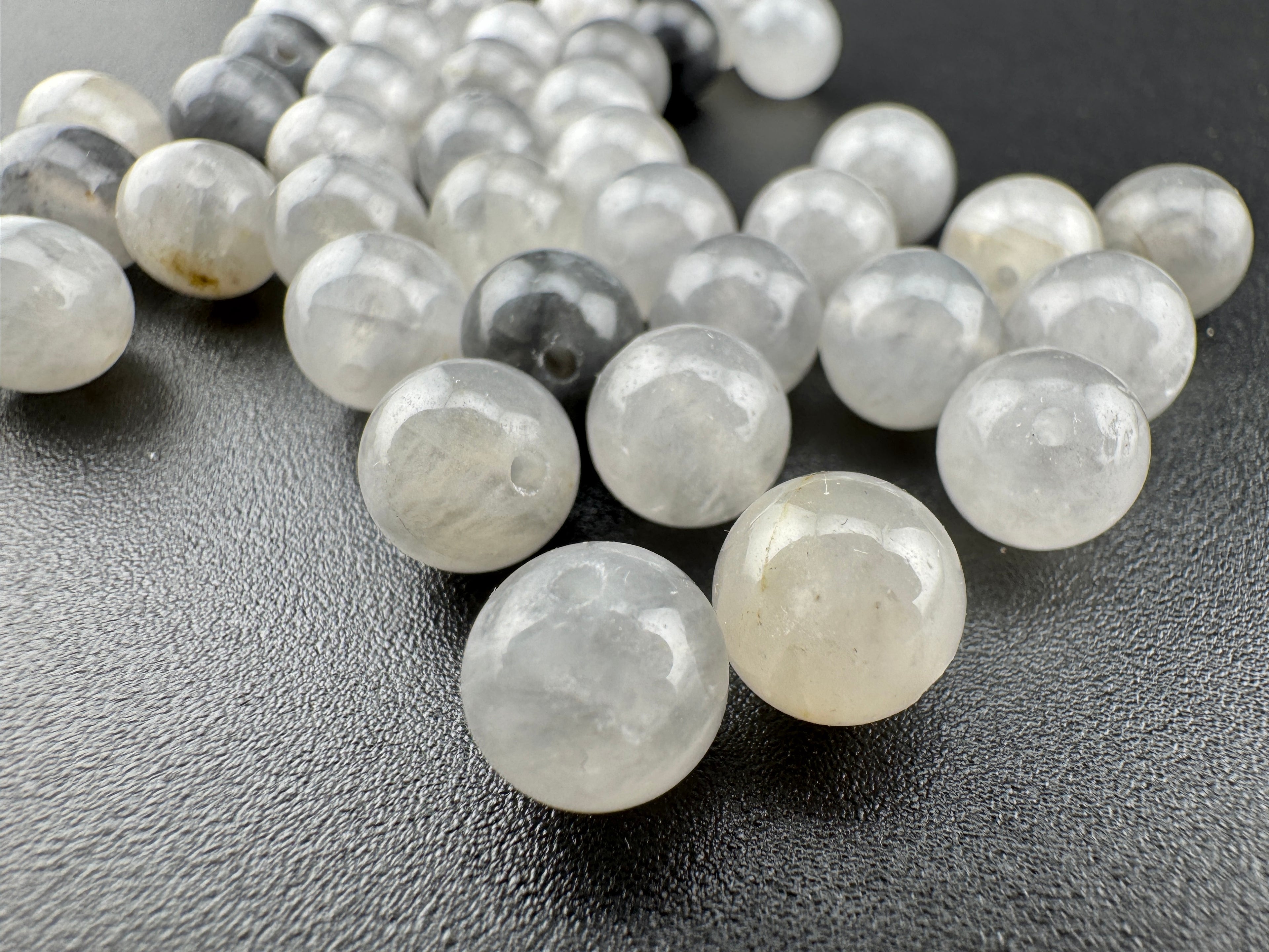 Clouded Quartz Beads Available in 6mm, 8mm Sizes