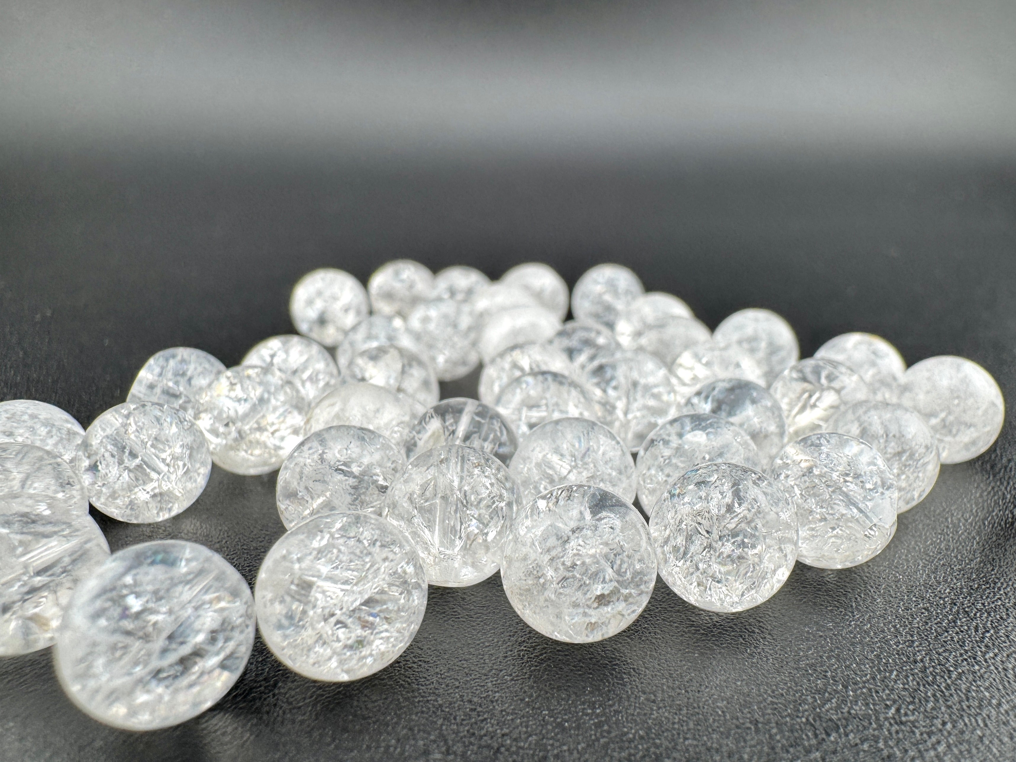 Crackle Quartz Beads Available in 6mm, 8mm, 10mm Sizes