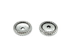 2x9mm Disk Spacer Rhodium