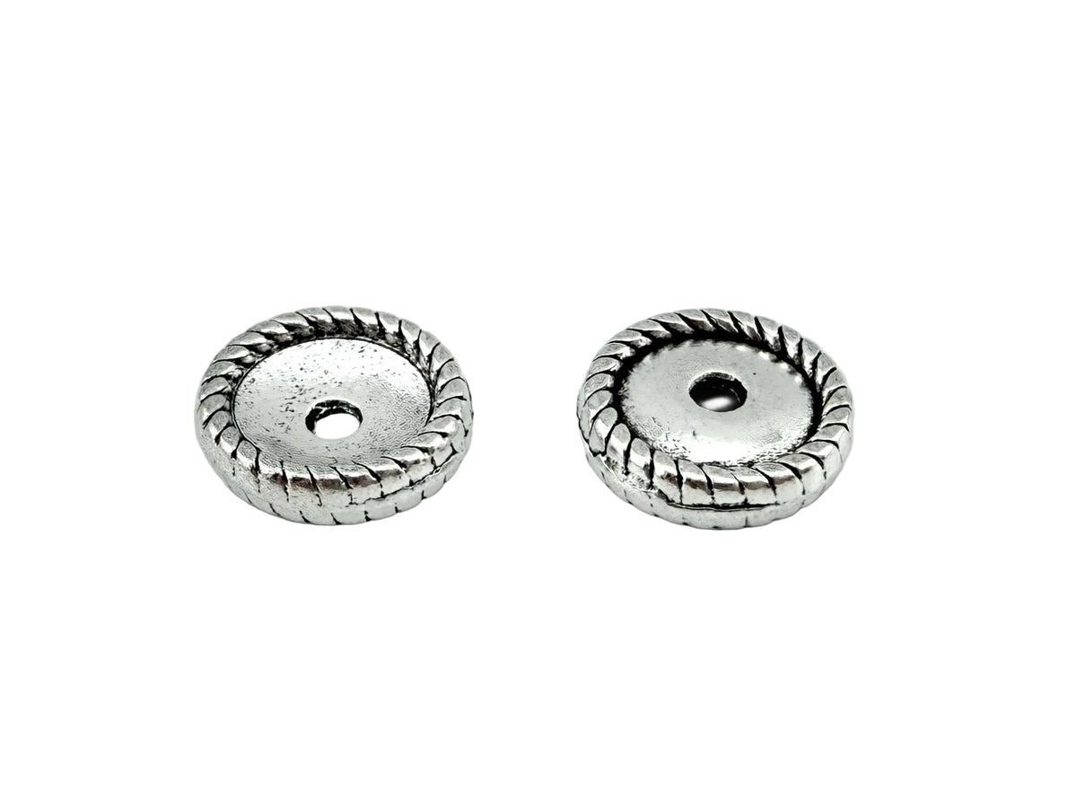 2x9mm Disk Spacer Rhodium