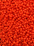 Mino Seed Beads 11/0 Red Orange