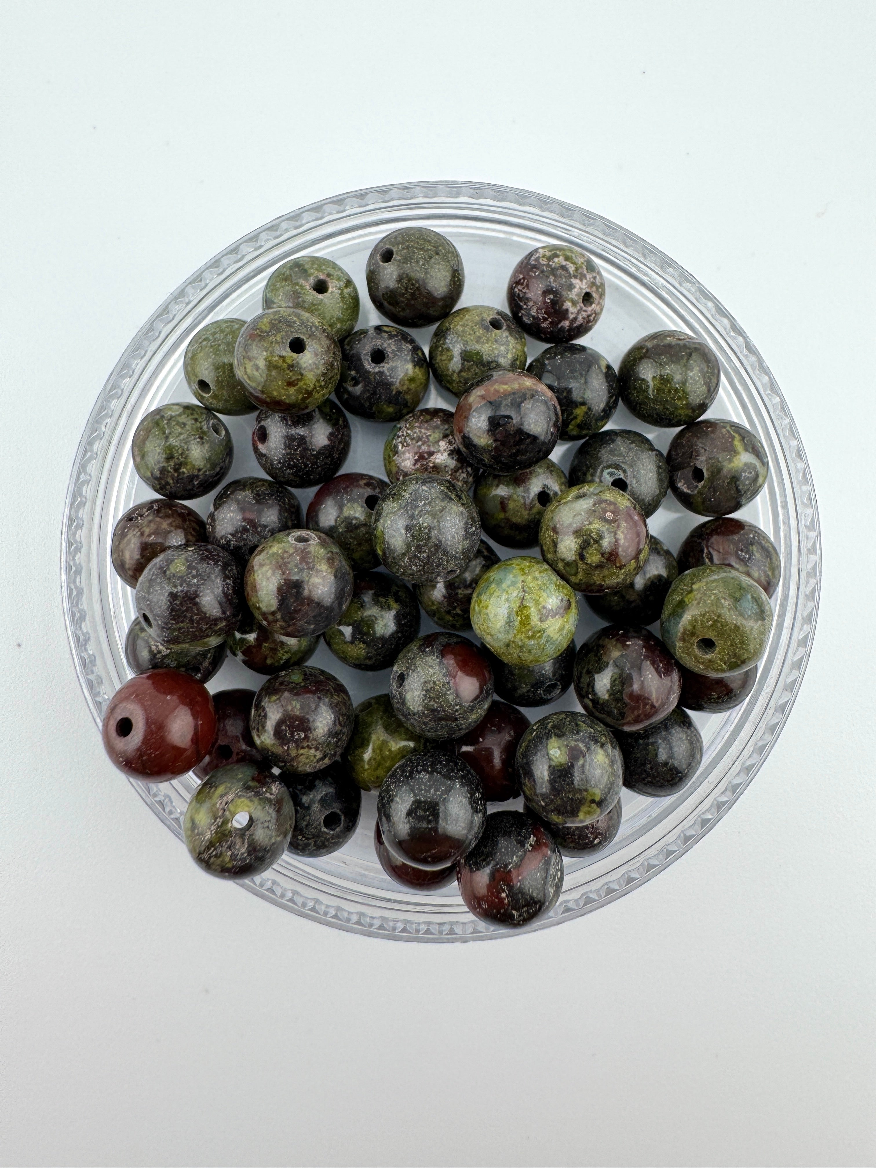 Dragon Blood Stone Beads Available in 6mm, 8mm Sizes
