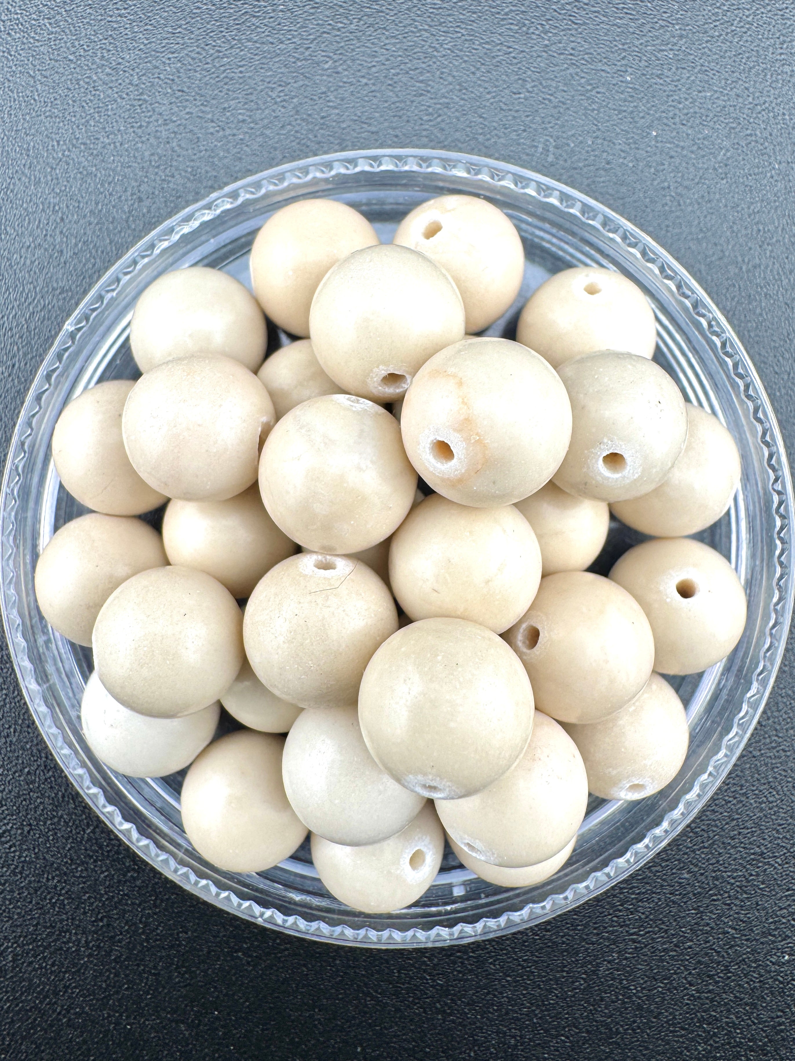 White Petrified Wood Beads Available in 6mm, 8mm, 10mm Sizes