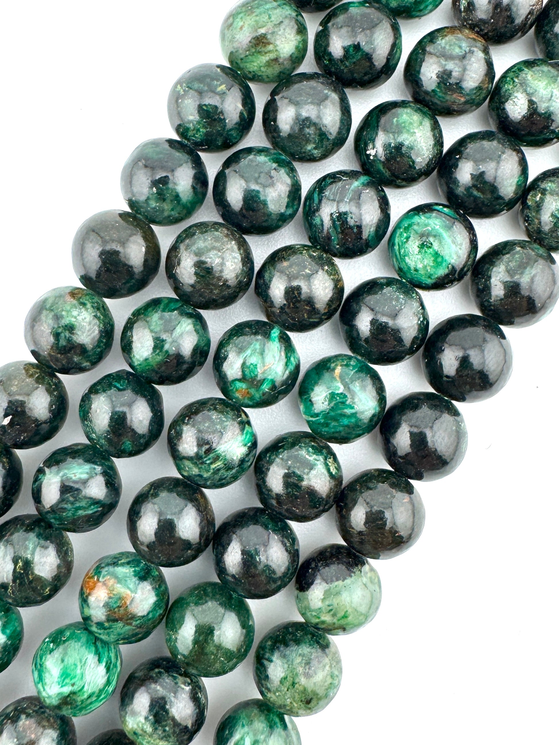 Euchlorite Beads Available in 6mm, 8mm Sizes