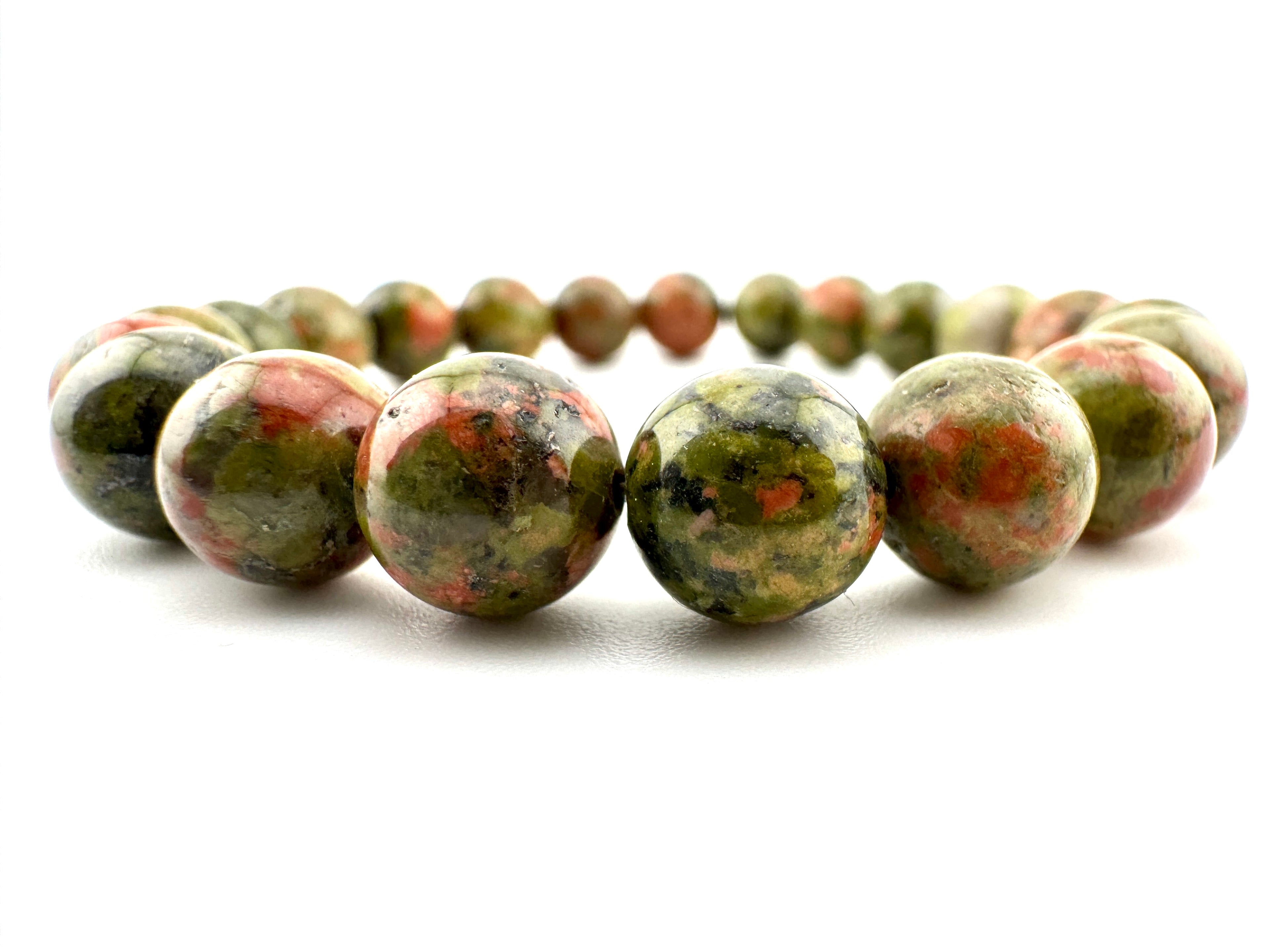 Unakite Beads Available in 4mm, 6mm, 8mm Sizes